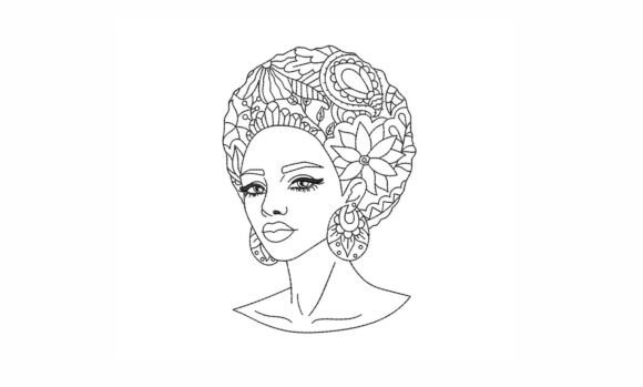 Ethnic Woman Portrait Embroidery Review