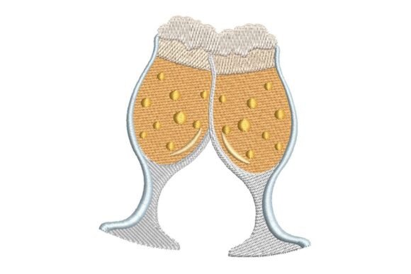 Glasses of Beer Embroidery Design Review