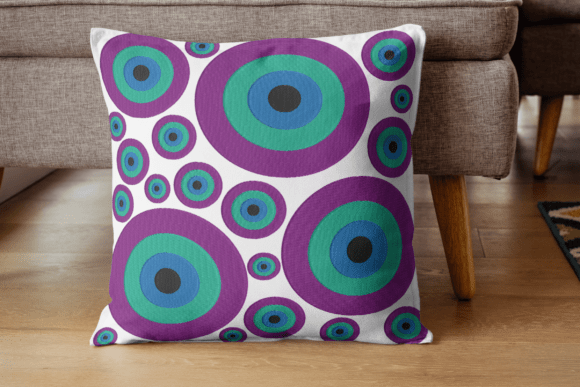 Review: Colorful Concentric Circle Embroidery