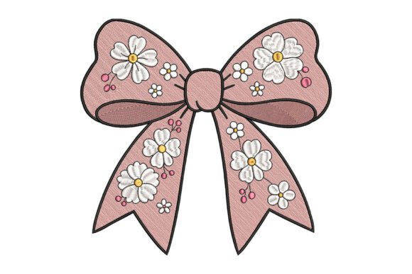 Review: Floral Bow Embroidery Design for Boutique Sweatshirts