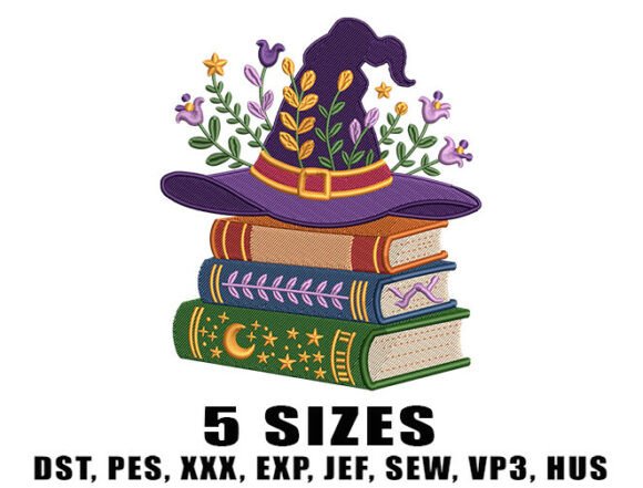 Review: Floral Witch Hat Embroidery Designs