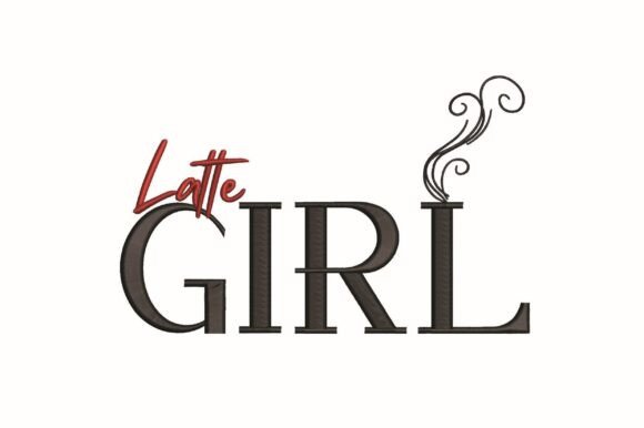 Review: Latte Girl Machine Embroidery Design