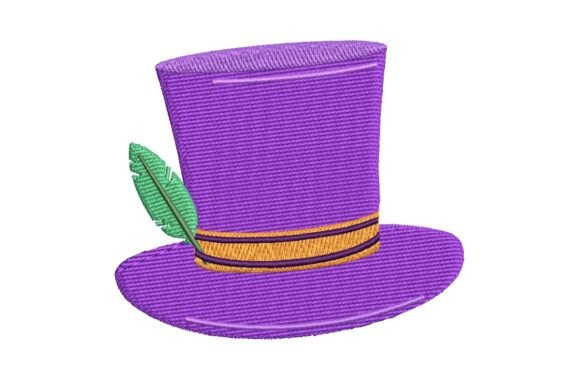 Review: Magical Purple Top Hat Embroidery Design