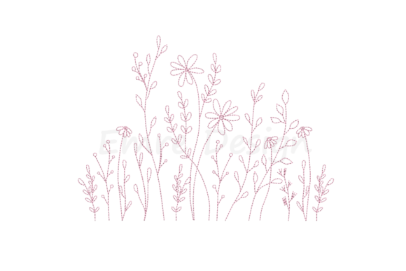 Review: Wildflower Line Art Embroidery Design
