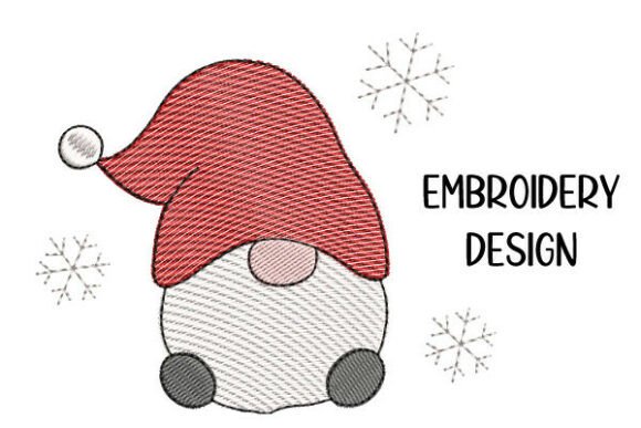 Review: Winter Gnome with Snowflakes Embroidery