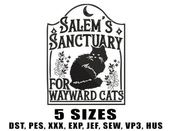 Review: Witchy Cat Lover Embroidery Design