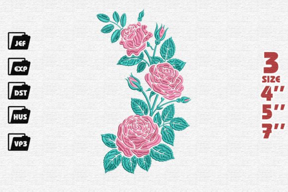 Reviewing Classic Rose Bloom Embroidery for Gifts