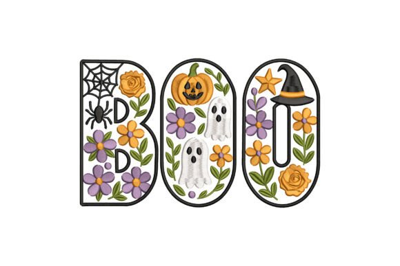 Reviewing Floral Boo Ghost Embroidery for Craft Fairs