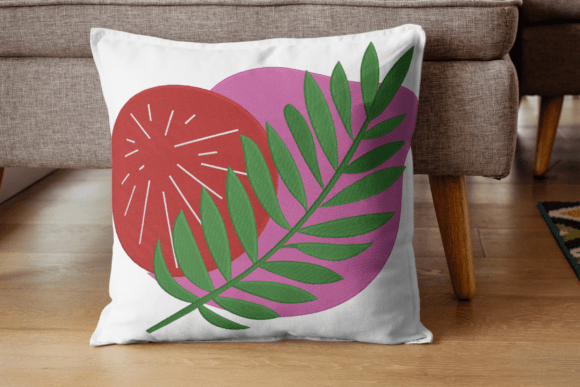 Tropical Leaf Abstract Embroidery Art Review